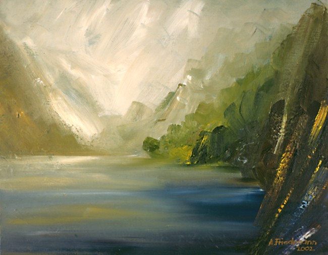 Der Schwarzensee am Weg zur Putzentalalm